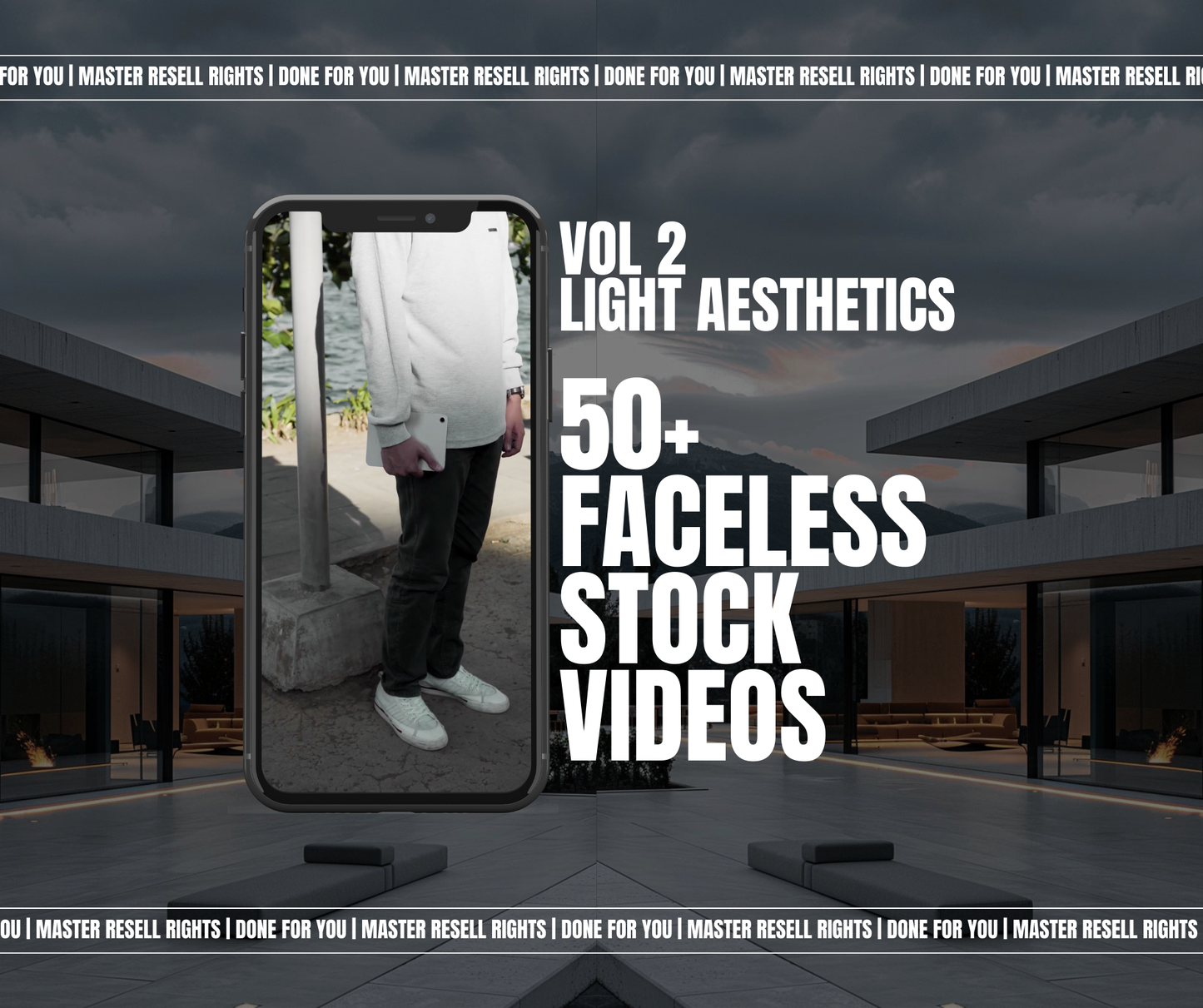 Vol 2 Light Aesthetic 50+ Faceless Stock Videos