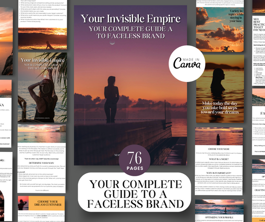 Your Invisible Empire eBook | Faceless Digital Marketing