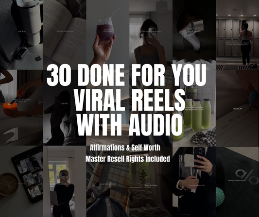 30+ Exclusive Done For You Reels