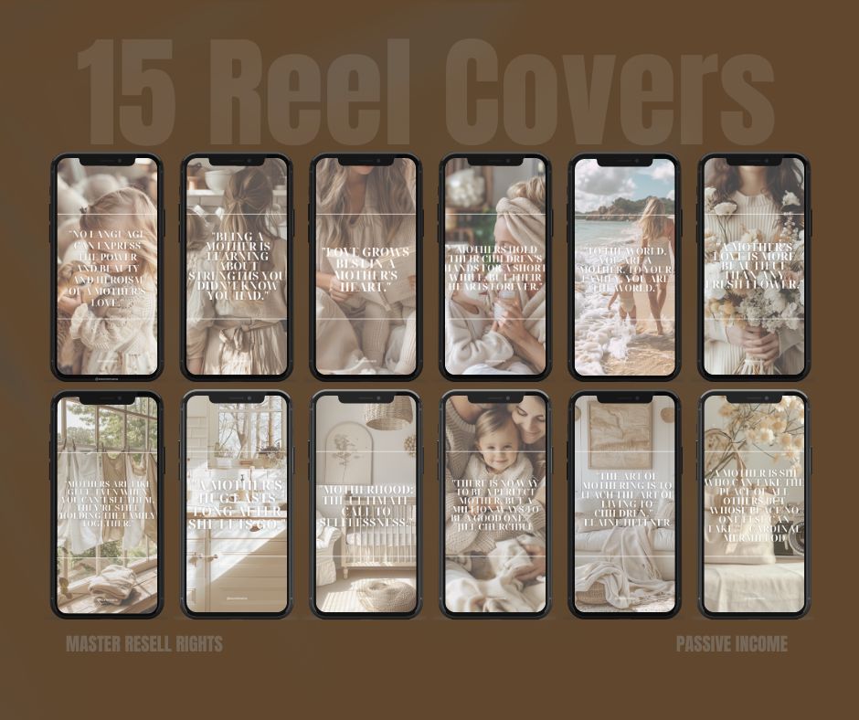 250 Mom Life INSTAGRAM Faceless Reel Videos+ BONUS.