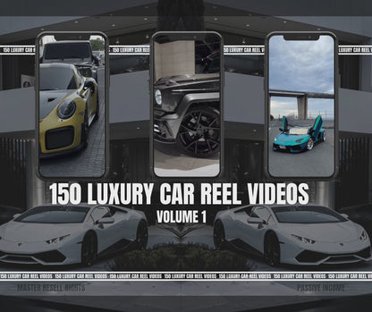 150 LUXURY Car Reel Videos. Vol.1