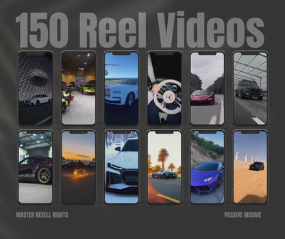 150 LUXURY Car Reel Videos. Vol.2